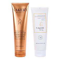 Nakery Beauty Tanning GLOtion & Exfoliating Scrub 2-piece Set