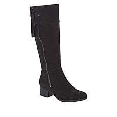Naturalizer Kailyn Suede Wide Calf Riding Boot