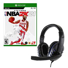 NBA 2K21 Game for Xbox with Universal Headset