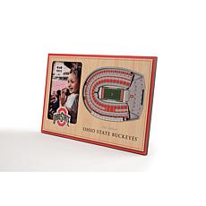 NCAA Ohio State Buckeyes 3-D Stadium Views Picture Frame