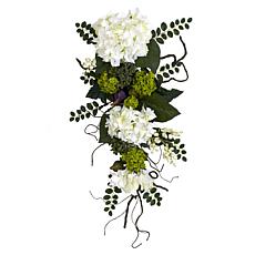 Nearly Natural 28" Hydrangea Teardrop