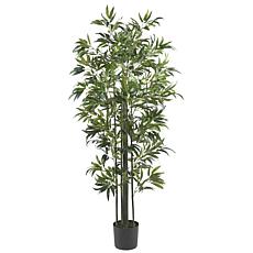 Nearly Natural 6' Bamboo Silk Tree Green Trunks