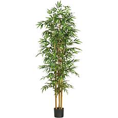 Nearly Natural 75" Bamboo Silk Tree