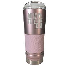 New York Giants 24oz. Draft Rose Gold Tumbler