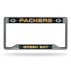 NFL Inverted Bling Chrome Frame - Packers