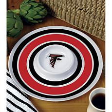 NFL Melamine Chip and Dip Serving Tray - Falcons