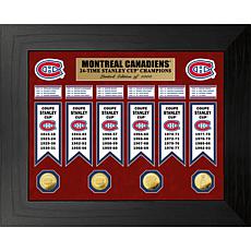 NHL Canadiens 24-Time Stanley Cup Champs Deluxe Banner