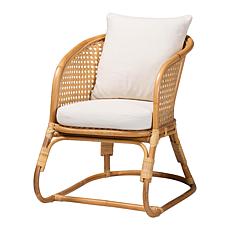 Niko Natural Rattan Arm Chair with Cushions