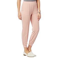 Nina Leonard High Tech Crepe Tummy Smoothing Jogger Pant