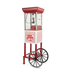 Nostalgia NKPCRT25RD Vintage 2.5-Ounce Popcorn Cart, 45" Tall