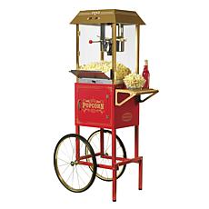 Nostalgia Vintage 10-Ounce Commercial Popcorn Cart - 59-Inches Tall