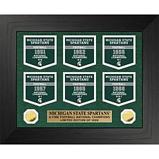 Ntl Champions Deluxe Banner Coll - Michigan State University Spartans 
