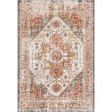 nuLOOM Justine Vintage Medallion 6' 7" x 9' Area Rug 