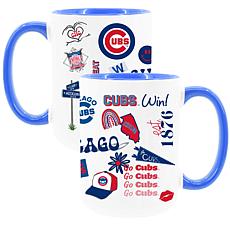 Official MLB 2-Pack 15oz Inner Color Mugs