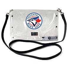 Official MLB Clear Envelope Purse with Team Logo - Toronto Blue Jays 