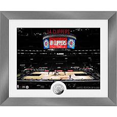 Officially Licensed LA Clippers Art Deco Silver Coin Photo Mint