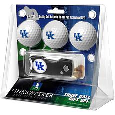 Officially Licensed LinksWalker 3 Golf Balls & Divot Tool - Uni. KY