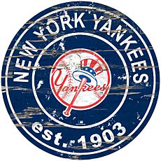 Officially Licensed MLB Monthly Chalkboard - New York Yankees