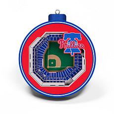 Officially Licensed MLB 3D StadiumView Ornament 2-Pack - Phillies 