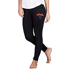 Officially Licensed MLB Fraction Women's Slounge Leggings - NY Mets
