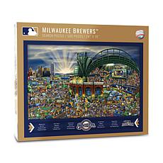 Officially Licensed MLB Joe Journeyman Puzzle - Milwaukee Brewers