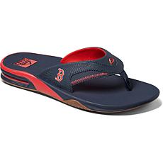 Officially Licensed MLB Men's REEF Red Sox Bottle Opener Sandals