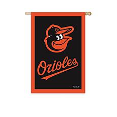 Officially Licensed MLB Team Logo House Flag - Baltimore Orioles