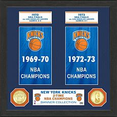 Officially Licensed NBA New York Knicks Banner Bronze Coin Photo Mint