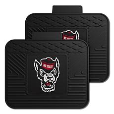 Officially Licensed NCAA  2-pc Heavy Duty Vinyl Mat Set - NC. State
