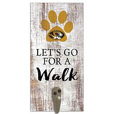 Officially Licensed NCAA University of Missouri Leash Holder Sign