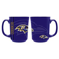 Officially Licensed NFL 11 oz. Reflective Mug - Baltimore Ravens