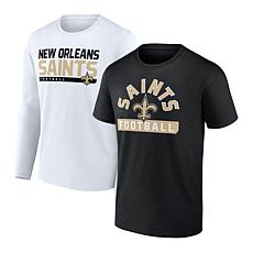 Official New Era New Orleans Saints NFL Logo Black T-Shirt 063_B89 063_B89  063_B89