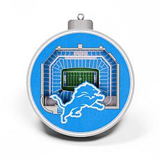 Officially Licensed NFL 3D StadiumView Ornament 2-pack - Detroit