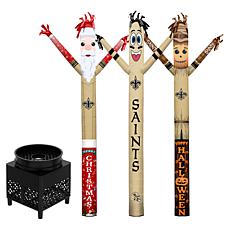 Officially Licensed NFL 3pk Sporticulture Inflatable Crazy Sports Fan