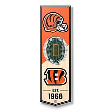 Officially Licensed NFL Cincinnati Bengals Personalized Banner Flag