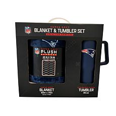 Officially Licensed NFL 60 x 70 Throw & 30oz Tumbler Combo Set