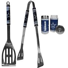 NFL Dallas Cowboys Apron, Mitt, Hat Grill Tool Set - 3pc