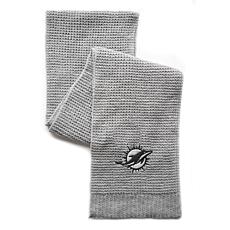 Officially Licensed NFL by Littlearth Waffle Scarf - Dolphins