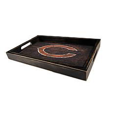 Officially Licensed NFL Chicago Bears Distressed Tray with Team Colors