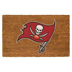 Officially Licensed NFL Colored Logo Door Mat - Buccaneers