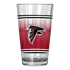 Officially Licensed NFL Falcons 16oz Pint Glass in Vapor Graphics