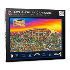 Officially-Licensed NFL Joe Journeyman Puzzle - Los Angeles Chargers