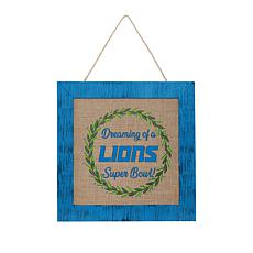 Officially Licensed NFL Detroit Lions Welcome Gnomes Wall Decor