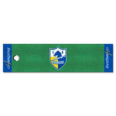 Officially Licensed NFL Los Angeles Chargers Putting Green Mat w/ Logo