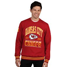 Officially Licensed NFL Men's Crew-Neck Fleece Pullover by Glll