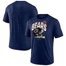 Officially Licensed NFL Men's End Around Tri-Blend T-Shirt, Bears