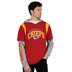 Officially Licensed NFL Men's Long-Sleeve Fashion Layer Top by Glll