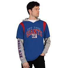 Officially Licensed NFL Men's Long-Sleeve Fashion Layer Top by Glll