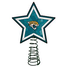 Officially Licensed NFL Mosaic Tree Topper - Jaguars