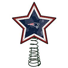 Officially Licensed NFL Mosaic Tree Topper - Patriots